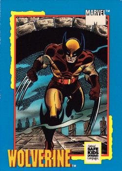 1991 Impel Trading Card Treats #NNO Marvel -- Wolverine Front