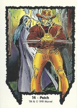 1991 Comic Images Wolverine From Then 'Til Now #14 Patch Front