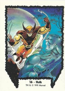 1991 Comic Images Wolverine From Then 'Til Now #16 Hulk Front