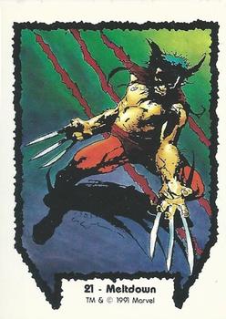1991 Comic Images Wolverine From Then 'Til Now #21 Meltdown Front