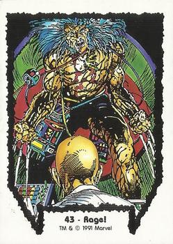 1991 Comic Images Wolverine From Then 'Til Now #43 Rage! Front