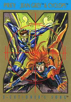 1992 SkyBox Marvel Comics X-Cutioner's Song #NNO Jean Grey & Cyclops Front