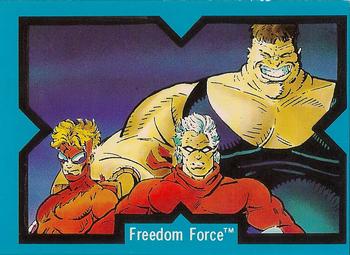 1991 Comic Images X-Force #6 Freedom Force Front
