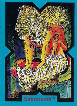 1991 Comic Images X-Force #24 Sabretooth Front