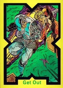 1991 Comic Images X-Force #41 Get Out (Cable) / Cannonball Front