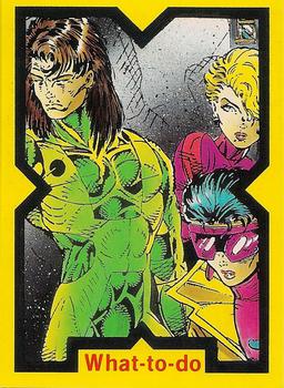 1991 Comic Images X-Force #52 What-to-do Front