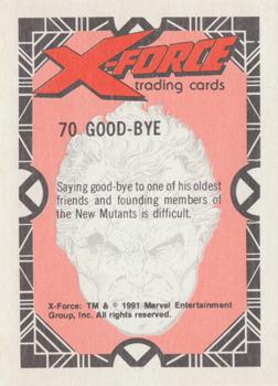 1991 Comic Images X-Force #70 Good-bye Back