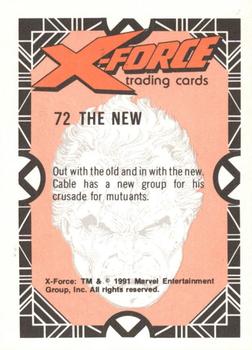 1991 Comic Images X-Force #72 The New Back