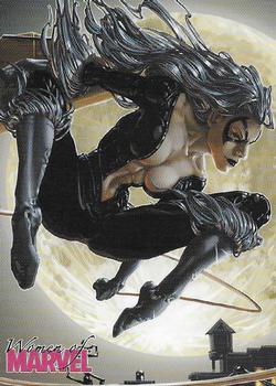 2008 Rittenhouse Women of Marvel #5 Black Cat Front