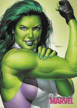 2008 Rittenhouse Women of Marvel #60 She-Hulk Front
