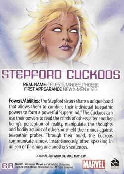 2008 Rittenhouse Women of Marvel #68 Stepford Cuckoos Back