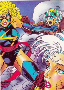 1991 Comic Images X-Men #29 Ms. Marvel Front