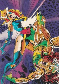 1991 Comic Images X-Men #32 Drained Front