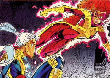 1991 Comic Images X-Men #35 Danger Room Front