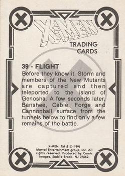 1991 Comic Images X-Men #39 Flight Back