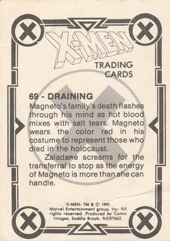 1991 Comic Images X-Men #69 Draining Back