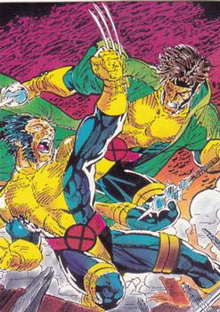 1991 Comic Images X-Men #77 Aboard Front