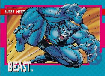 1992 Impel The Uncanny X-Men #1 Beast Front
