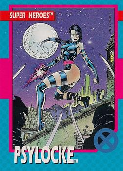 1992 Impel The Uncanny X-Men #12 Psylocke Front