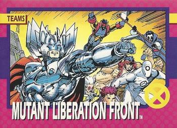 1992 Impel The Uncanny X-Men #77 Mutant Liberation Front Front