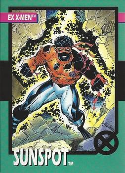 1992 Impel The Uncanny X-Men #81 Sunspot Front