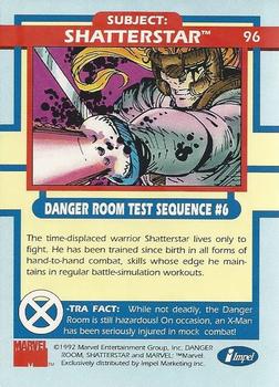 1992 Impel The Uncanny X-Men #96 Shatterstar Back