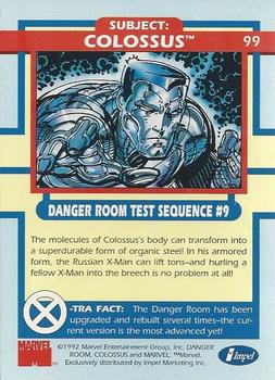 1992 Impel The Uncanny X-Men #99 Colossus Back