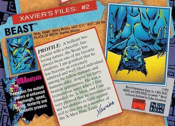 1993 SkyBox X-Men Series 2 #2 Beast Back