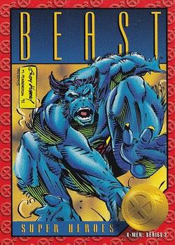 1993 SkyBox X-Men Series 2 #2 Beast Front