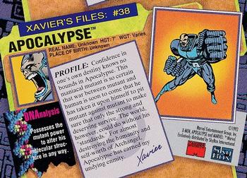 1993 SkyBox X-Men Series 2 #38 Apocalypse Back