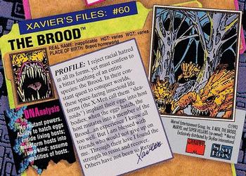 1993 SkyBox X-Men Series 2 #60 The Brood Back