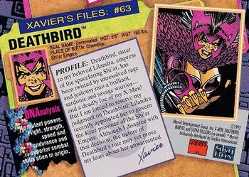 1993 SkyBox X-Men Series 2 #63 Deathbird Back