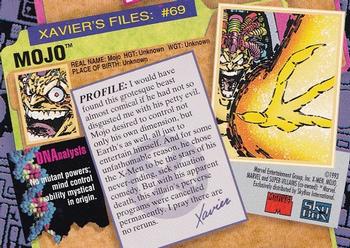 1993 SkyBox X-Men Series 2 #69 Mojo Back
