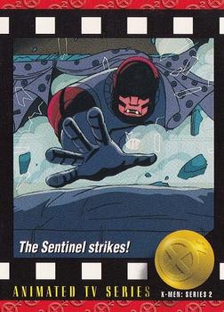 1993 SkyBox X-Men Series 2 #92 The Sentinel strikes! Front