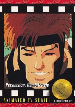 1993 SkyBox X-Men Series 2 #93 Persuasion, Gambit-style Front