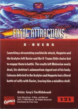1995 Fleer Ultra X-Men #121 Fatal Attractions Back