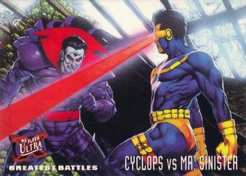 1995 Fleer Ultra X-Men #131 Cyclops vs. Mr. Sinister Front