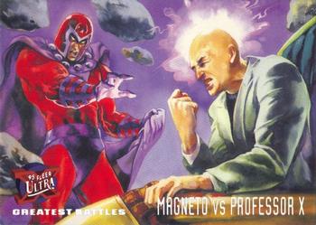 1995 Fleer Ultra X-Men #133 Magneto vs. Professor X Front