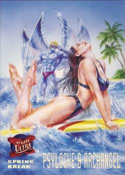 1995 Fleer Ultra X-Men #145 Psylocke & Archangel Front
