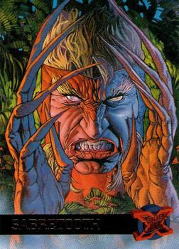 1995 Fleer Ultra X-Men #41 Sabretooth Front