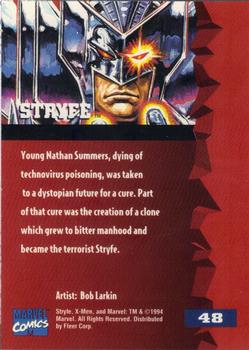 1995 Fleer Ultra X-Men #48 Stryfe Back