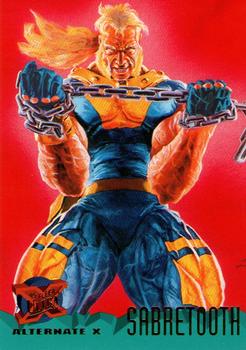 1995 Fleer Ultra X-Men #63 Sabretooth Front