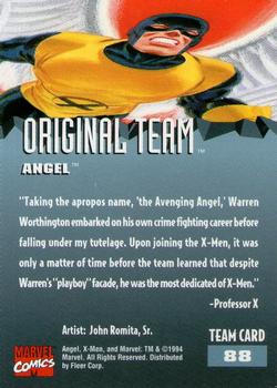 1995 Fleer Ultra X-Men #88 Angel Back
