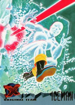 1995 Fleer Ultra X-Men #91 Iceman Front