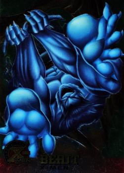 1995 Ultra X-Men Chromium #2 Beast Front
