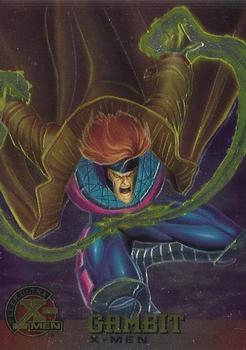 1995 Ultra X-Men Chromium #6 Gambit Front
