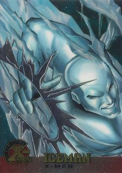 1995 Ultra X-Men Chromium #7 Iceman Front
