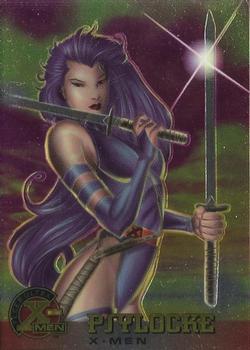 1995 Ultra X-Men Chromium #10 Psylocke Front