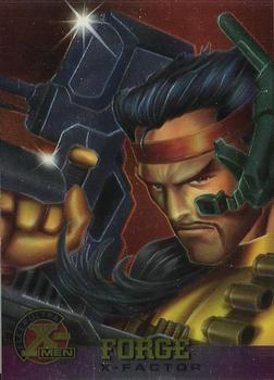 1995 Ultra X-Men Chromium #14 Forge Front