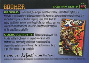 1995 Ultra X-Men Chromium #20 Boomer Back
